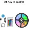1m Multicolor Flexible Room Led Strip, Remote Controlled, Light Strip Kit For Furniture, Stairs, Rooms