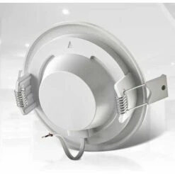 Set Of 3 Special Recessed Spotlights For Bathrooms IP44, Protected Against Splashing Water, Ultra-flat, Ø115mm, 6W LED Modules, Warm White Light 7 Set Of 3 Special Recessed Spotlights For Bathrooms IP44, Protected Against Splashing Water, Ultra-flat, Ø115mm, 6W LED Modules, Warm White Light -Home Lighting 100165658 3