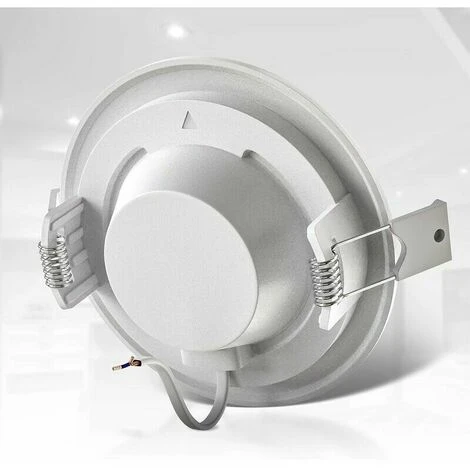 Set Of 3 Special Recessed Spotlights For Bathrooms IP44, Protected Against Splashing Water, Ultra-flat, Ø115mm, 6W LED Modules, Warm White Light 3 Set Of 3 Special Recessed Spotlights For Bathrooms IP44, Protected Against Splashing Water, Ultra-flat, Ø115mm, 6W LED Modules, Warm White Light - Image 3