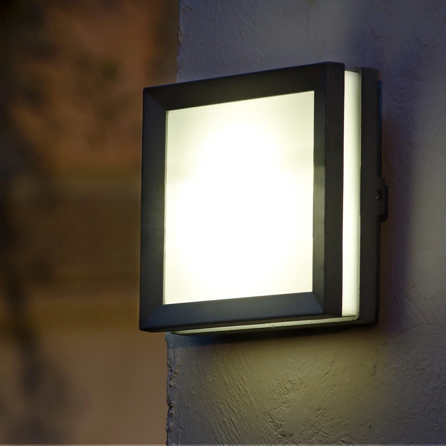 Lutec Seine LED Outdoor Wall Light - Anthracite 1 Lutec Seine LED Outdoor Wall Light - Anthracite