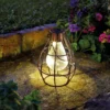 Small Solar Lightbulb Cage Lantern