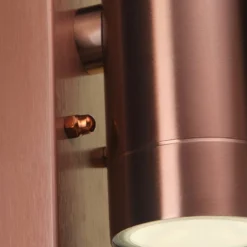 Lutec Rado Up & Down Outdoor Wall Light With PIR Motion Sensor - Copper -Home Lighting 12840519 1704952691628995