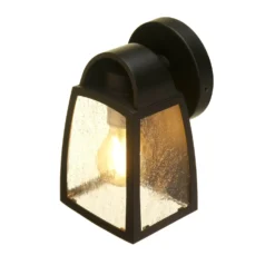 Lutec Kelsey Outdoor Wall Lantern - Black -Home Lighting 12840644 5954833191829504