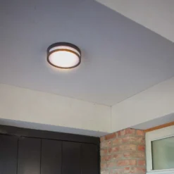 Lutec Rola LED Outdoor Bulkhead Light - Anthracite 7 Lutec Rola LED Outdoor Bulkhead Light - Anthracite -Home Lighting 12840746 1664952682958110