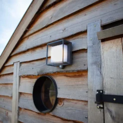 Lutec Curtis Solar LED Outdoor Wall Light With PIR Motion Sensor -Home Lighting 12840750 7124952683022844