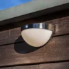 Lutec Bubble Solar LED Outdoor Wall Light With PIR Motion Sensor