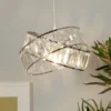Dita 2 Band Chrome Non-Elec Light Shade