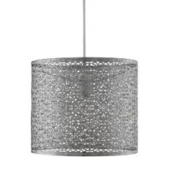 Vanessa Easy Fit Lamp Shade - Chrome -Home Lighting 12886908 1214975483784886