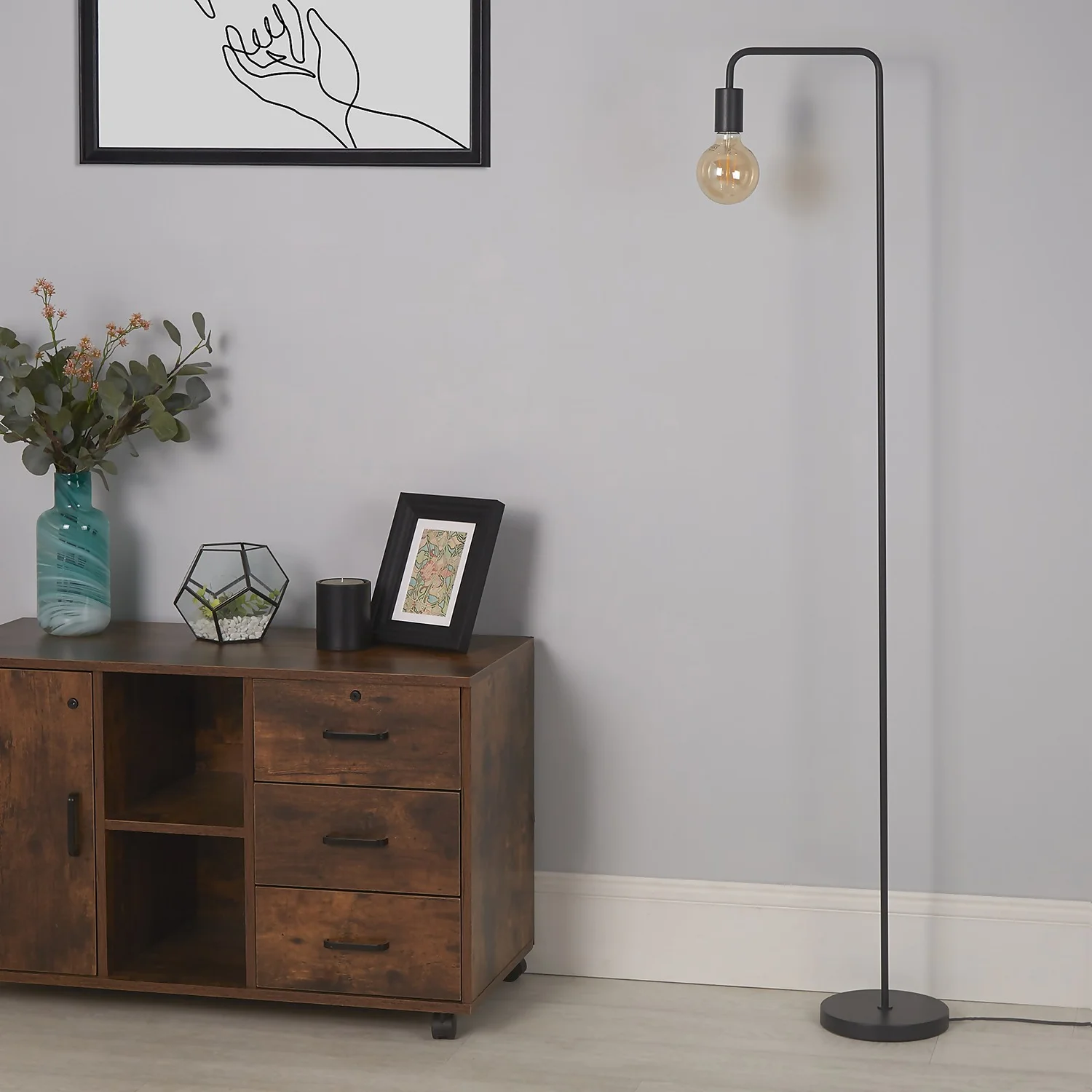 Jay Floor Lamp - Charcoal 3 Jay Floor Lamp - Charcoal - Image 3