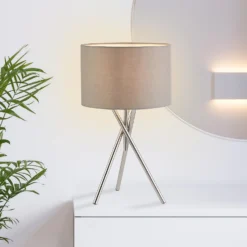 Bella Tripod Table Lamp - Grey 14 Bella Tripod Table Lamp - Grey -Home Lighting 12908191 1644899249588546