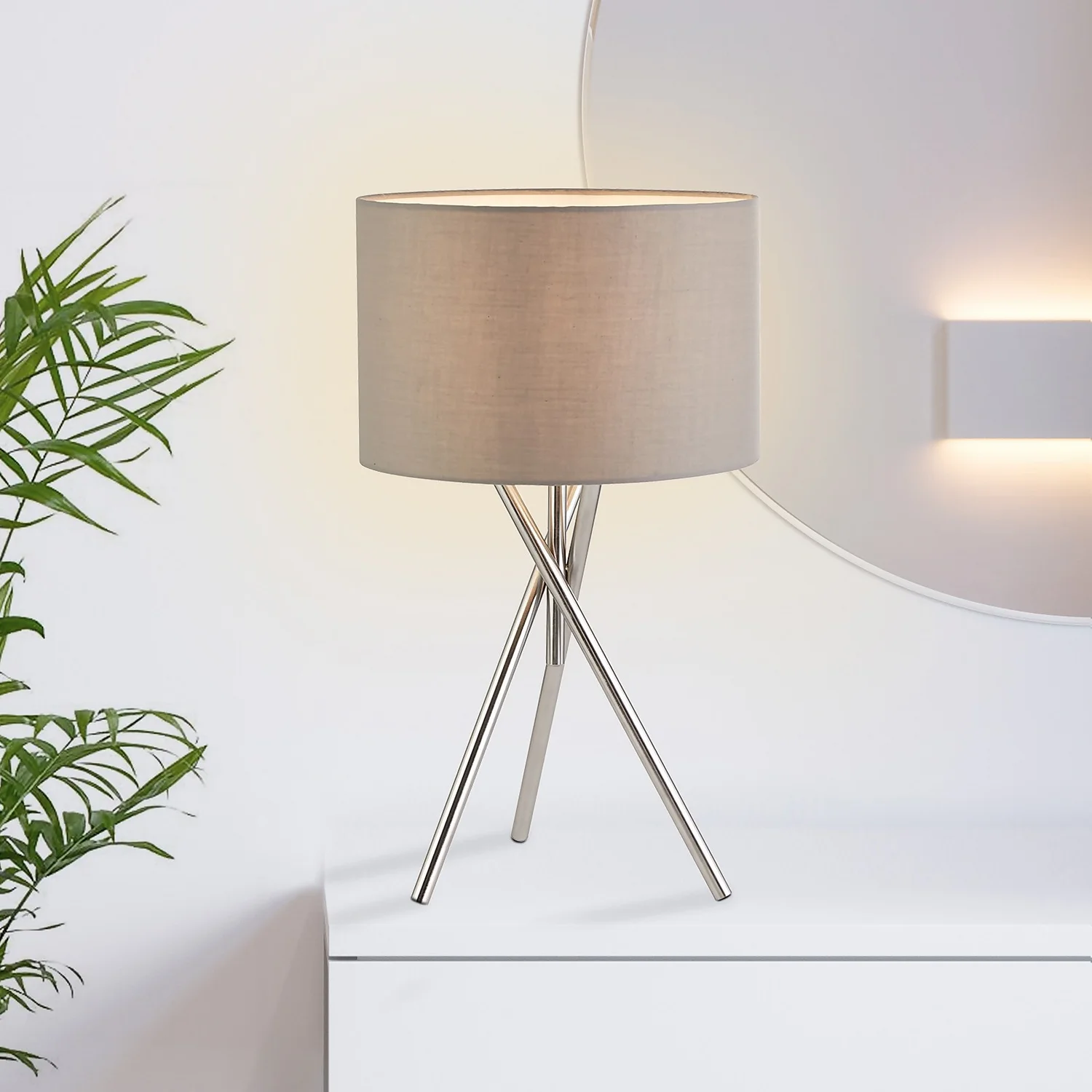 Bella Tripod Table Lamp - Grey 7 Bella Tripod Table Lamp - Grey - Image 7