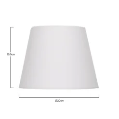 Clyde Natural Taper Shade - 20cm -Home Lighting 13139362 4654900551988047
