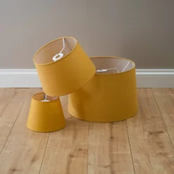 Clyde Ochre Taper Shade - 20cm -Home Lighting 13139368 6954920559331100