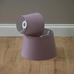 Clyde Mauve Taper Shade - 30cm -Home Lighting 13139371 4874920559536813