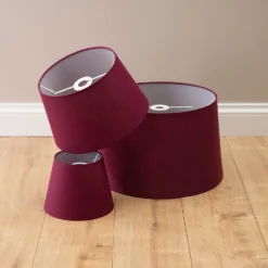 Clyde Plum Taper Shade - 30cm -Home Lighting 13139374 1424920559856646