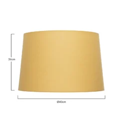 Clyde Ochre Taper Shade - 40cm -Home Lighting 13139379 1974900554687720