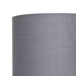 Clyde Charcoal Cylinder Shade - 16cm -Home Lighting 13139383 1524900551072516