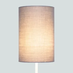 Clyde Charcoal Cylinder Shade - 16cm -Home Lighting 13139383 8204900551043239