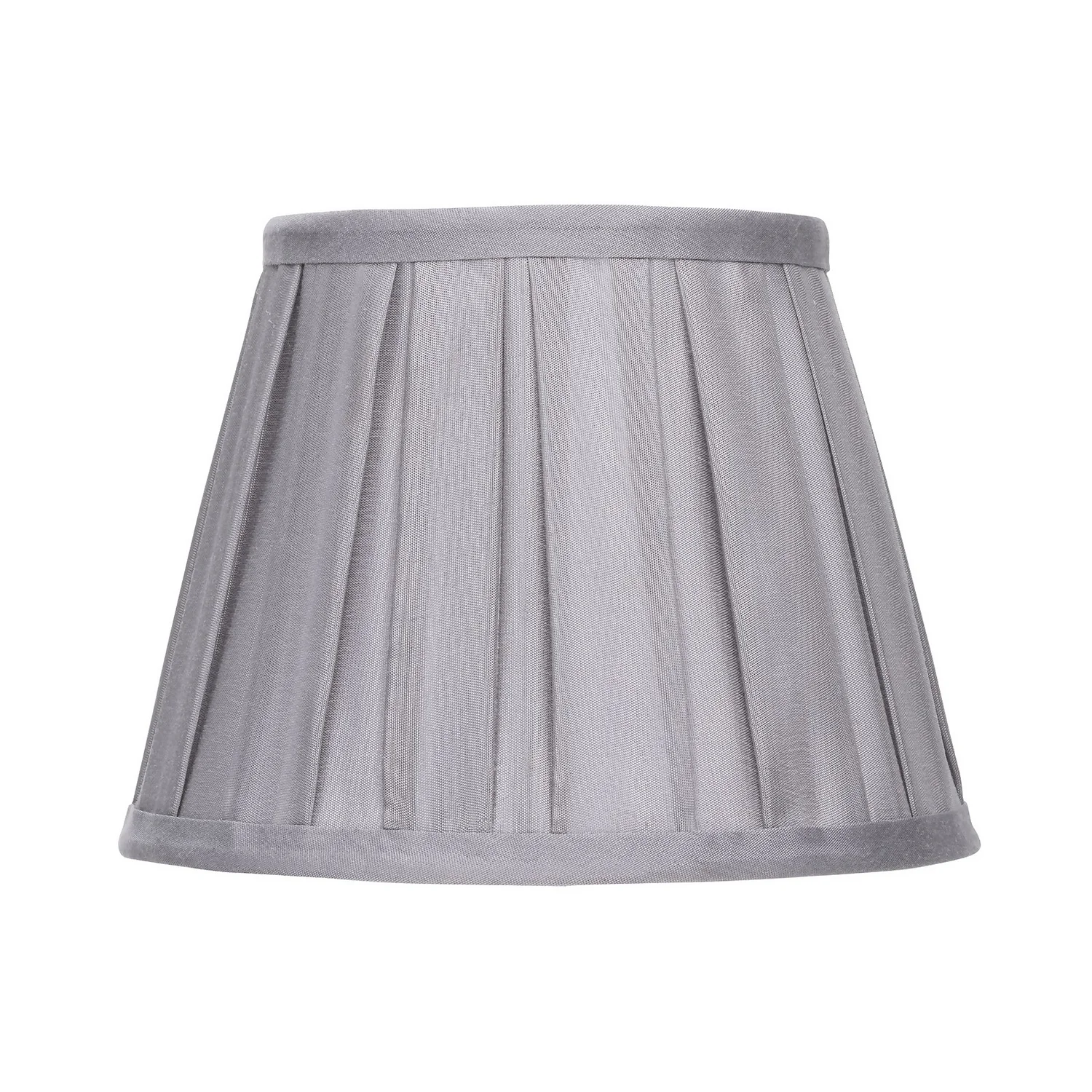 Raye Dove Pleated Taper Silk Shade - 20cm 2 Raye Dove Pleated Taper Silk Shade - 20cm - Image 2