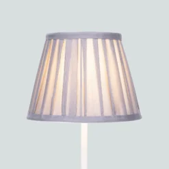 Raye Dove Pleated Taper Silk Shade - 20cm 9 Raye Dove Pleated Taper Silk Shade - 20cm -Home Lighting 13139384 4994900556483139