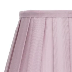 Raye Fig Pleated Taper Silk Shade - 20cm -Home Lighting 13139393 3404900556037588
