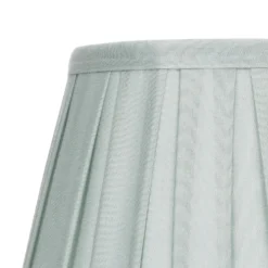 Raye Duck Egg Pleated Taper Silk Shade - 20cm -Home Lighting 13139394 1444900556322390