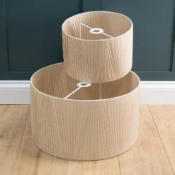 Raye Champagne Drum Pleated Silk Shade - 30cm -Home Lighting 13139396 9284944148186794