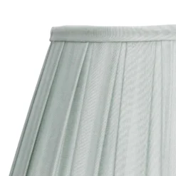 Raye Duck Egg Pleated Taper Silk Shade - 30cm -Home Lighting 13139401 3294900556762454