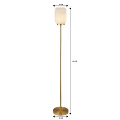 Pearl Frosted Floor Lamp - White -Home Lighting 13177660 1244958397069642