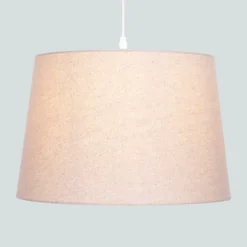 Finn Taper Natural Linen Shade - 40cm -Home Lighting 13191232 8124900555055847