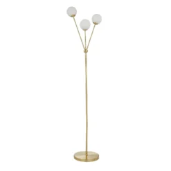 Orb 3 Light Floor Lamp - Brass & Opal 8 Orb 3 Light Floor Lamp - Brass & Opal -Home Lighting 13208308 5914896912993144