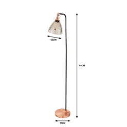 Decan Floor Lamp - Smoke & Copper -Home Lighting 13208319 1504909895239095