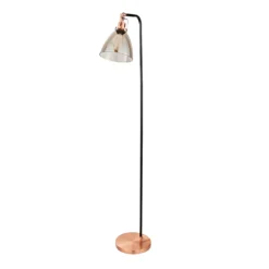 Decan Floor Lamp - Smoke & Copper -Home Lighting 13208319 5454896913313964