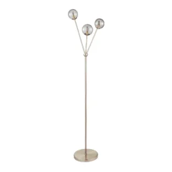 Orb 3 Light Floor Lamp - Nickel Smoke -Home Lighting 13208323 7914896913520220