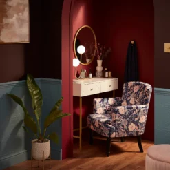 House Beautiful Delta Marble Table Lamp - Brass & Opal -Home Lighting 13208324 3164927260554682