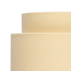 Finn Tier Drum Lemon Linen Shade - 25cm -Home Lighting 13222470 3024901095709655