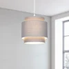 Finn Tier Drum Flint Linen Shade - 25cm