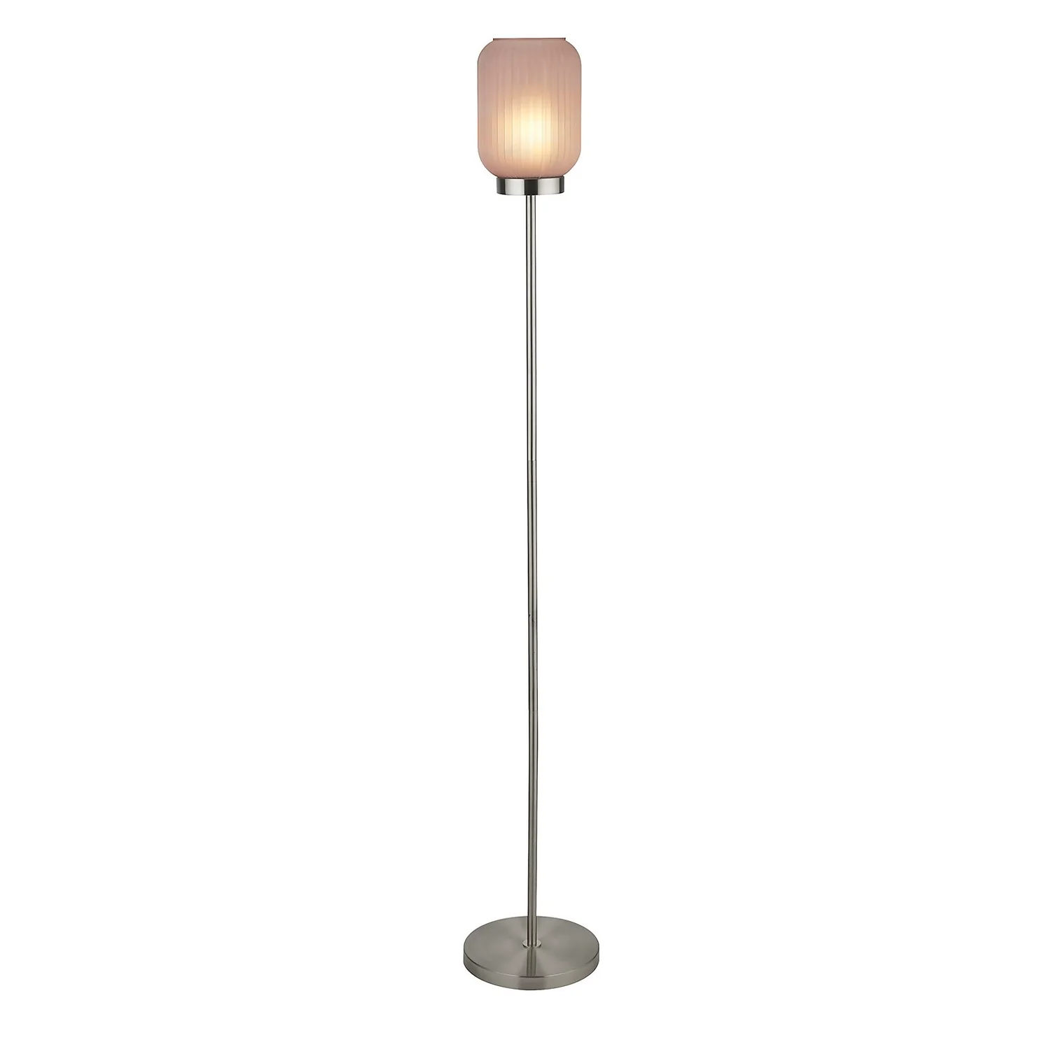 Pearl Frosted Floor Lamp - Rose 2 Pearl Frosted Floor Lamp - Rose - Image 2