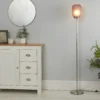 Pearl Frosted Floor Lamp - Rose