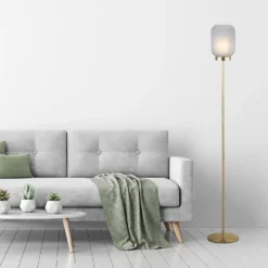 Pearl Frosted Floor Lamp - Navy -Home Lighting 13445401 2565042048253801