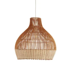 House Beautiful Woven Rattan Shade - Natural -Home Lighting 13445402 2554971630249576