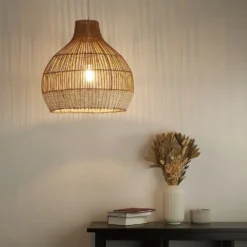 House Beautiful Woven Rattan Shade - Natural -Home Lighting 13445402 6324971630304797