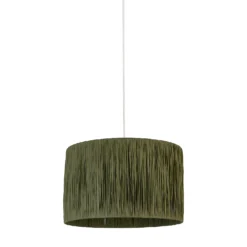 Raffia Easy Fit 35cm Shade - Sage -Home Lighting 13445404 1174956834899466
