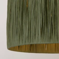 Raffia Easy Fit 35cm Shade - Sage -Home Lighting 13445404 5854956834955926