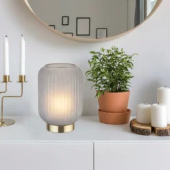 Pearl Frosted Table Lamp - Navy -Home Lighting 13445407 2075042048294196