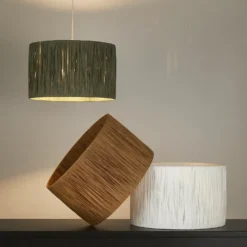 Raffia Easy Fit 35cm Shade - White 6 Raffia Easy Fit 35cm Shade - White -Home Lighting 13445409 7914956834826386