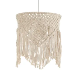 Macrame 35cm Easy Fit Light Shade 6 Macrame 35cm Easy Fit Light Shade -Home Lighting 13453781 1254915323635193