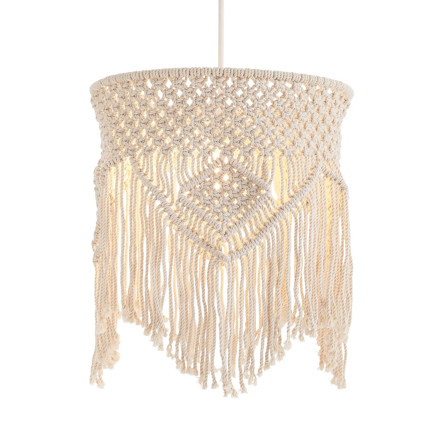 Macrame 35cm Easy Fit Light Shade 2 Macrame 35cm Easy Fit Light Shade - Image 2
