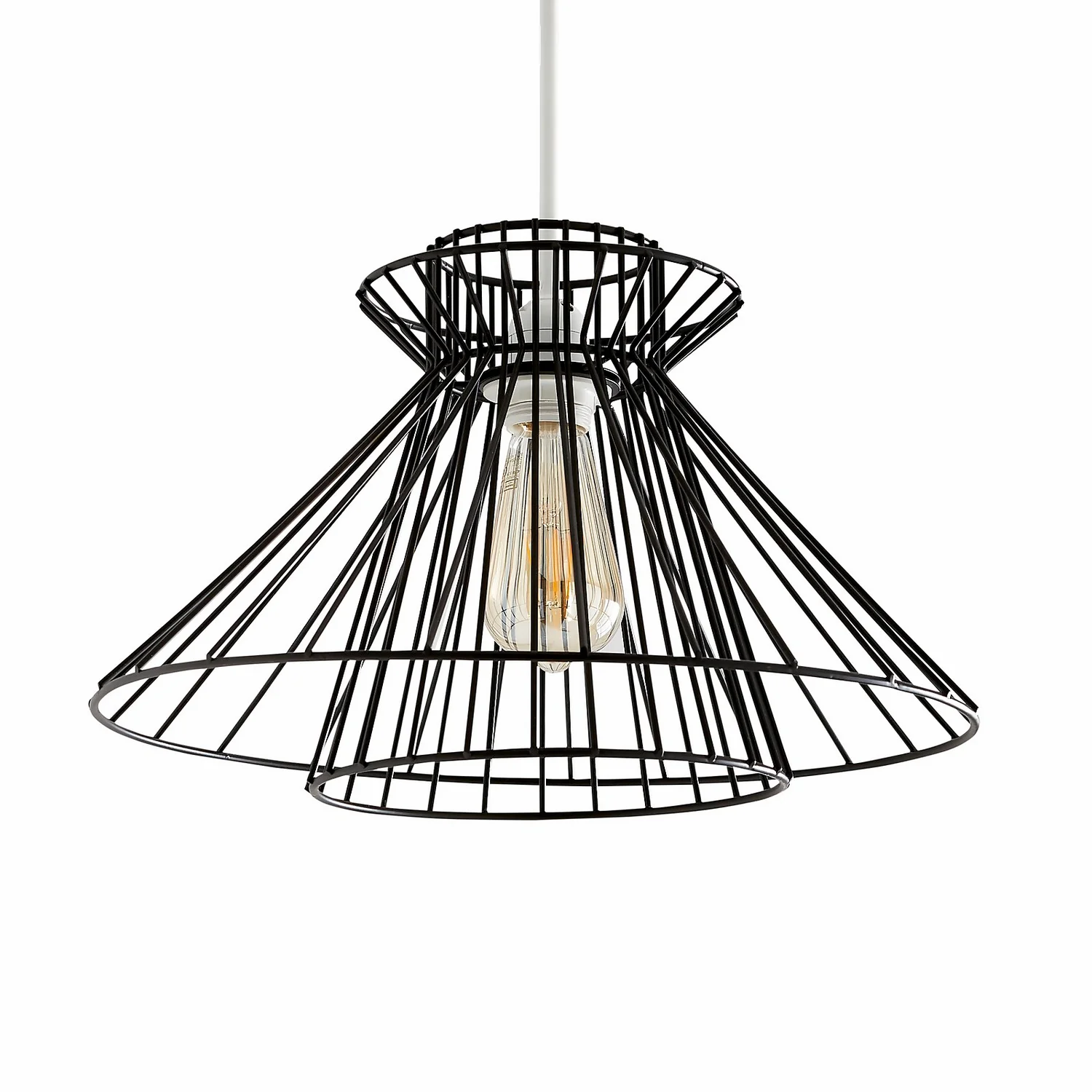 Dalston Wire Easy Fit Light Shade - Black 3 Dalston Wire Easy Fit Light Shade - Black - Image 3