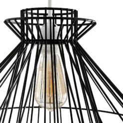 Dalston Wire Easy Fit Light Shade - Black 7 Dalston Wire Easy Fit Light Shade - Black -Home Lighting 13453792 1574915323304872